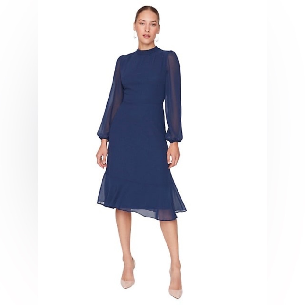 Brand New Trendyol Women Midi A-line Regular Woven Dress